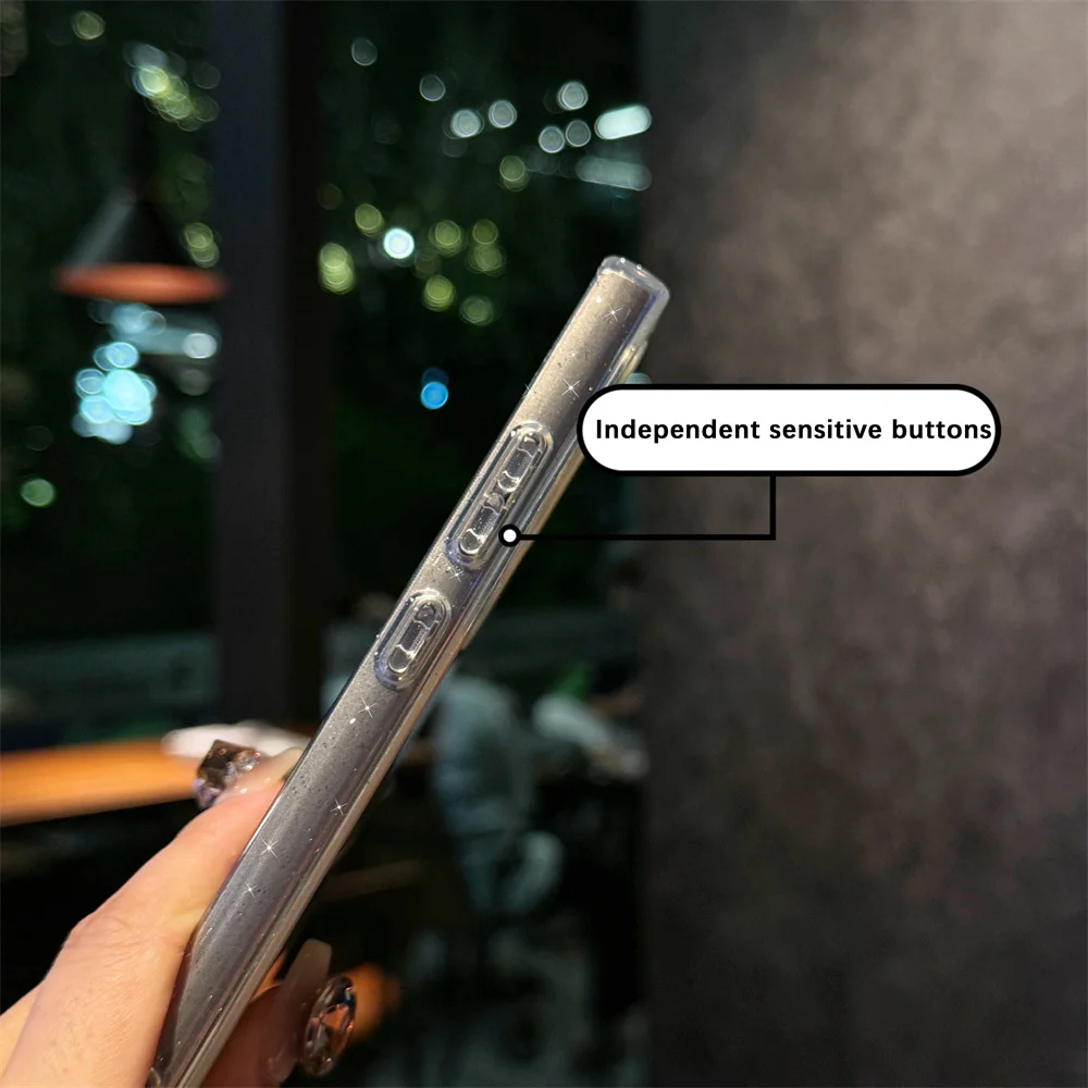 Градиентная блестящая магнитная беспроводная зарядка для чехла Magsafe для Samsung Galaxy S25 S24 S23 S22 Ultra Plus FE Clear Cover