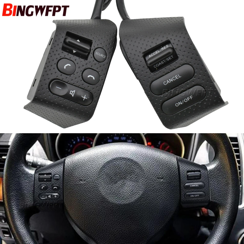 مفتاح التحكم في السرعة بالسيارة مع سلك ، أزرار عجلة القيادة ، نيسان سيلفي 05-17 ، تيدا 05-08 ، ليفينا 07-10 #5