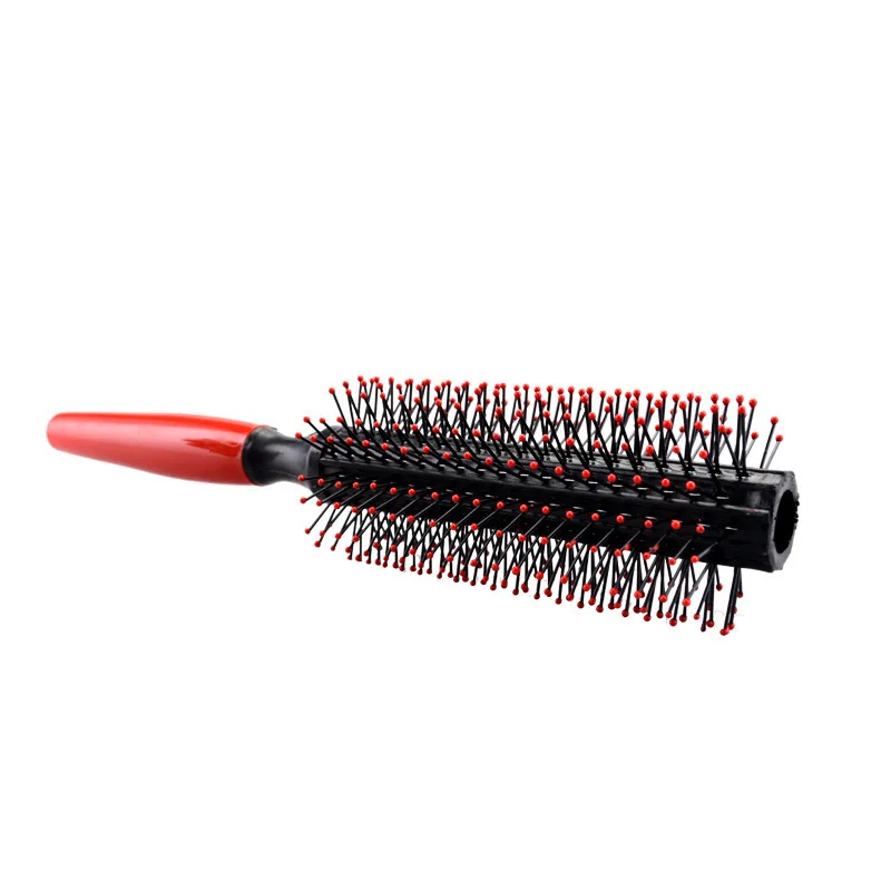 Professionelle Quiff-Roller Haarbürste – Mit Rotem Gummigriff, Für Volumen & Styling Bei Männerhaaren