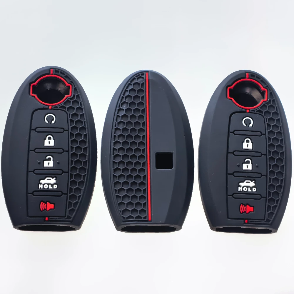 New Sale Silicone Car Key Case Cover Keyless Remote Fob Holder for Nissan X Trail T32 2020 Rogue Patrol Murano Htrail Maxima