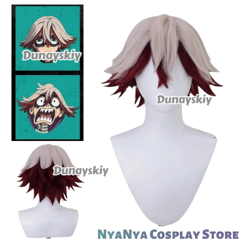 

Anime Gachiakuta Fu Orostor Cosplay Wig Short Spiky Salmon Pink Hair Heat Resistant Wigs For Men Women Role Playing Free Wig Cap