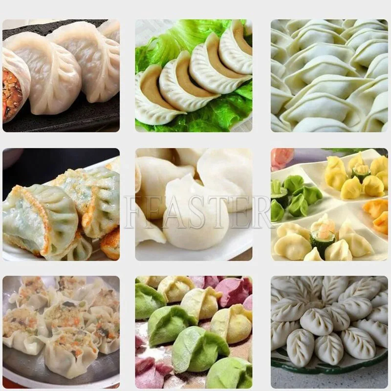 ماكينة صنع الرافيولي الصغيرة الأوتوماتيكية ، ماكينة صنع الزلابية التورتيليني Pierogi Pelmeni Gyoza ، ماكينة صغيرة لصنع السمبوسك بالكامل