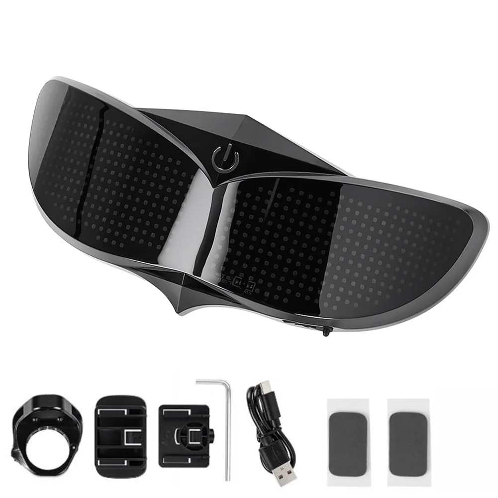 USB Rechargeable for Smart Taillight for Electric Scooter with APP 30 Light Modes Brake Detection Waterproof Compact Design