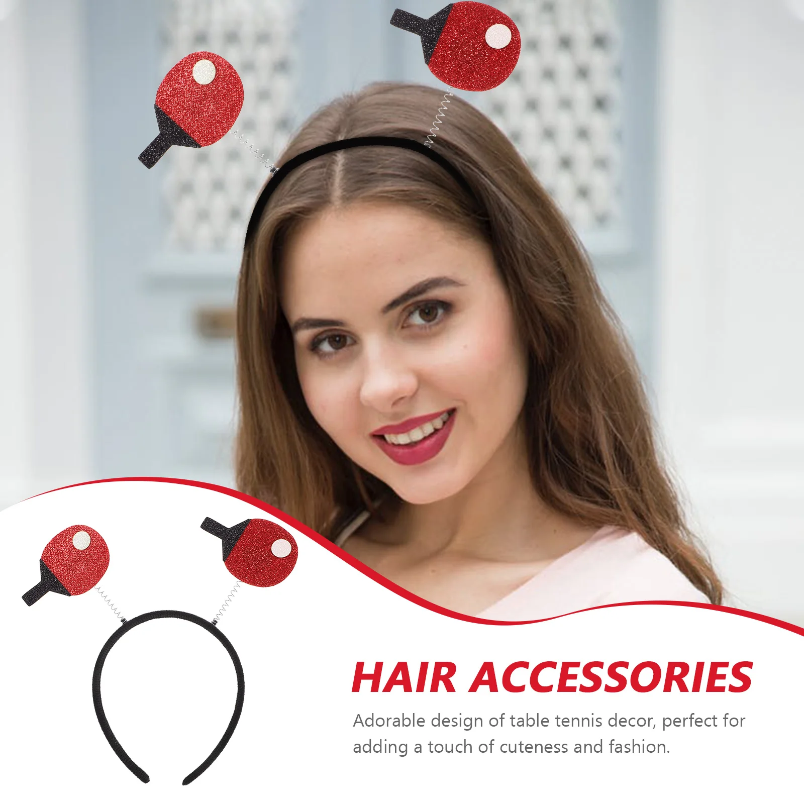 

Hair Bands Sports Game Headdress Headbands Girl Accessories Badminton Cloth for Party