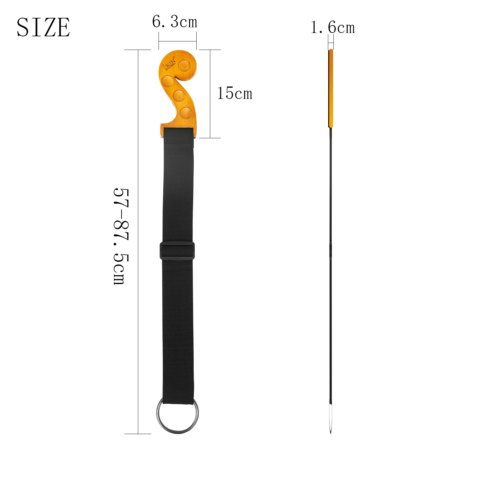 IRIN Cello Anti-slip Pad Endpin Stopper Positioning Stand Adjustable Length Nylon Rope Base Mat Belt Pad Cello Accessories Parts