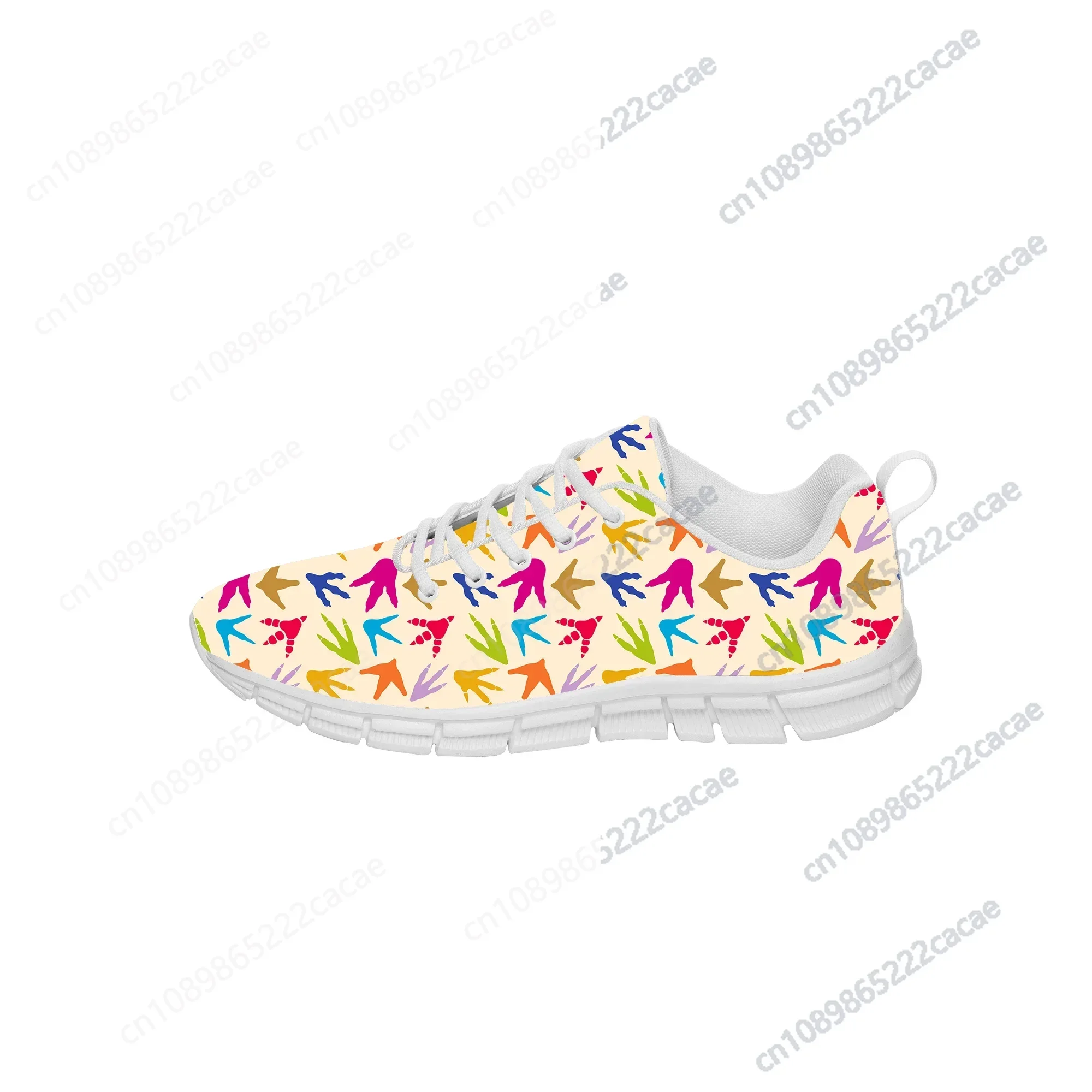 

Cartoon Dinosaur White Sports Shoes Mens Womens Teenager Kids Children Sneakers Casual Custom High Quality Couple Shoes White
