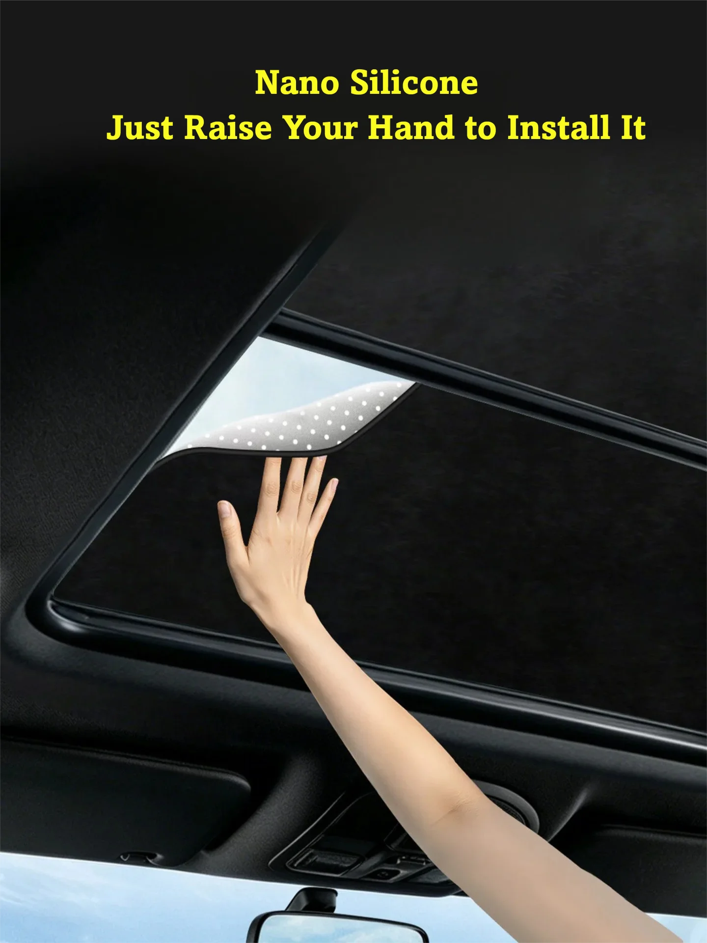 For Porsche Macan Cayenne Panamera Dedicated Panoramic Roof Sunshade Cloth Sunroof Heat Insulation UV Protection OEM Style