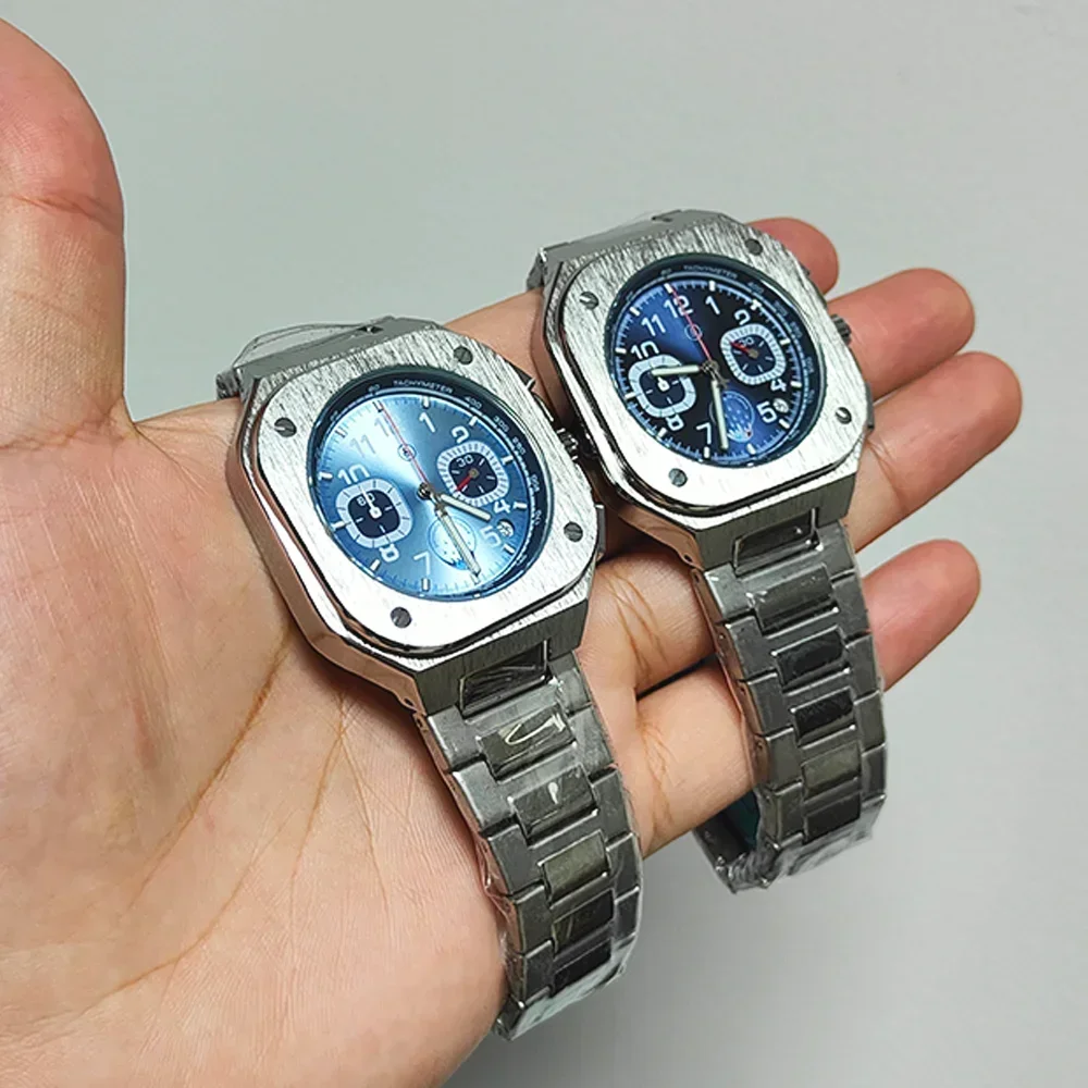 Latest version Original Brand Watches For Mens High Quality Square Quartzl Watch Superb Extraordinary AAA Male Clocks