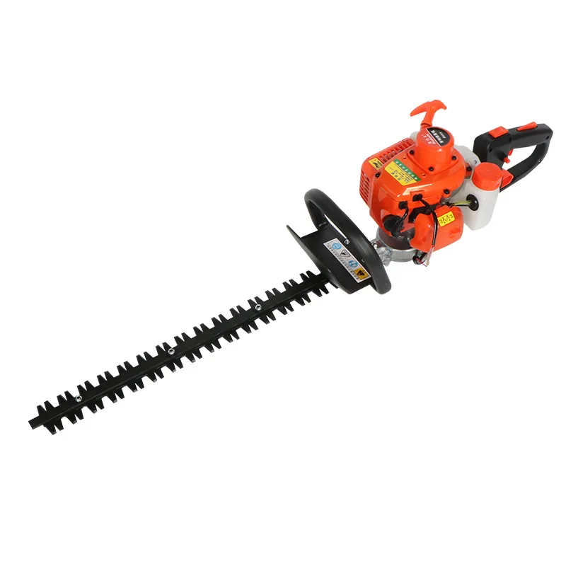 Brush Cutter 520 Double Blade Gasoline Powered Two Stroke Gardening Tools 34.5cc Hedge Trimmer Pruning Shears Lawn Mower