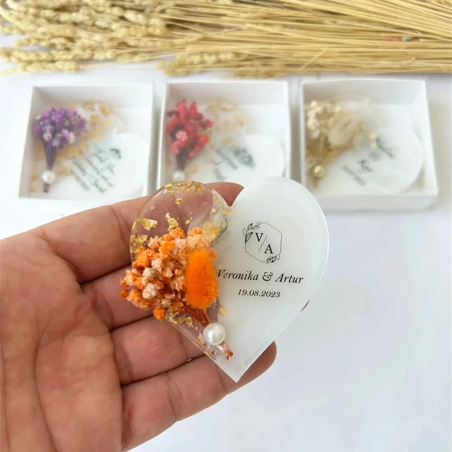 Personalized Birthday & Wedding Magnet Favors - Keepsake Gifts for Guests, Perfect for 1st, 40th, 50th, 60th, 70th Milestone Cel - view 5