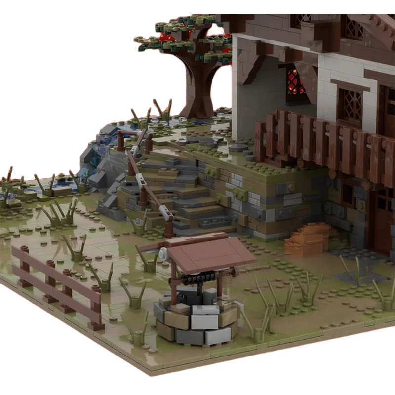 767 pièces Scène de Noël Urbaine à Expander MOC Blocs de Construction Modulaires Personnalisables Design Créatif Jouet Éducatif DIY Cadeau de Noël