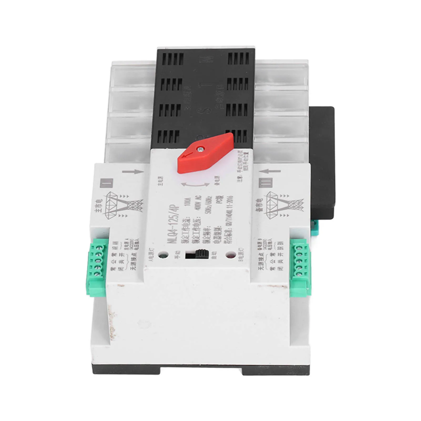 NLQ4-125/4P Dual Power Automatic Transfer Switch Circuit Fast Transfer Controller Millisecond Controller 400V AC 100A