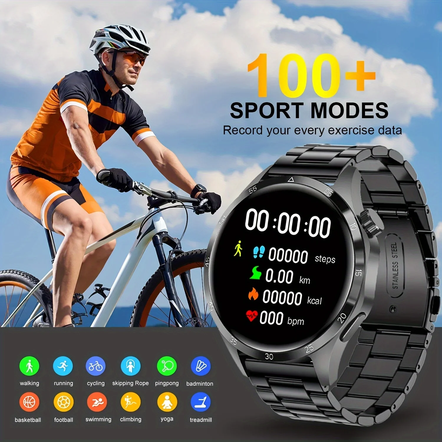 New GPS Smart Watch4 Pro ForXIAOMI 360*360 HD Screen Heart rate Bluetooth Call NFC IP68Waterproof SmartWatch Men For IOS Android