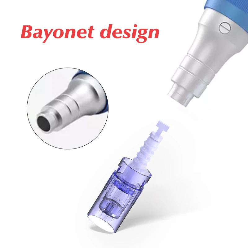 50/100 Stück pro Packung A6 Derma Pen Nadelkartuschen, Dermapen Nadelspitzen passend für Dr. Pen A6 – Detail 1