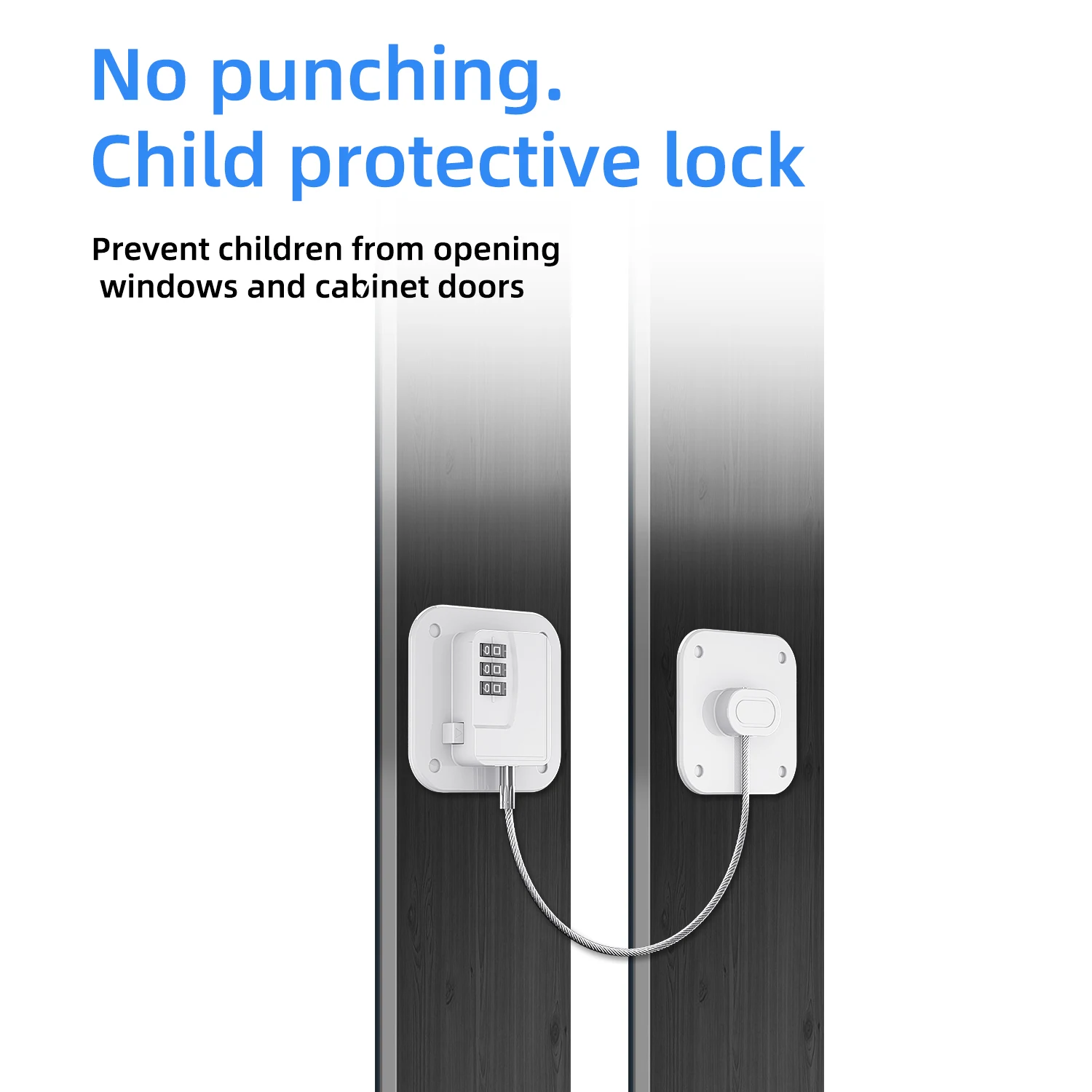 Password Baby Safety Door Window Lock Key for Children Kids Home Security Protection Baby Care Cabinet Refrigerator Locks Drawer