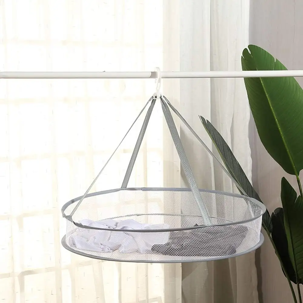 

Herb Drying Rack Folding Mesh Hanging Basket Dryer Net 2Layer Herb Dryer Mesh Hanging Drying Basket For clothing Food Air Drying