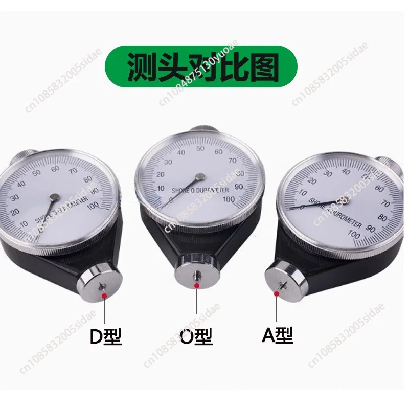 Professional Shore Type A Hardness Rubber Tester Tire Tyre Meter Durometer A/O/D Measurement Tool High Quality