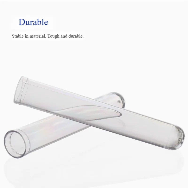 500 pieces/pack plastic flow tube Flow cell tube Test tube 12mm*75mm