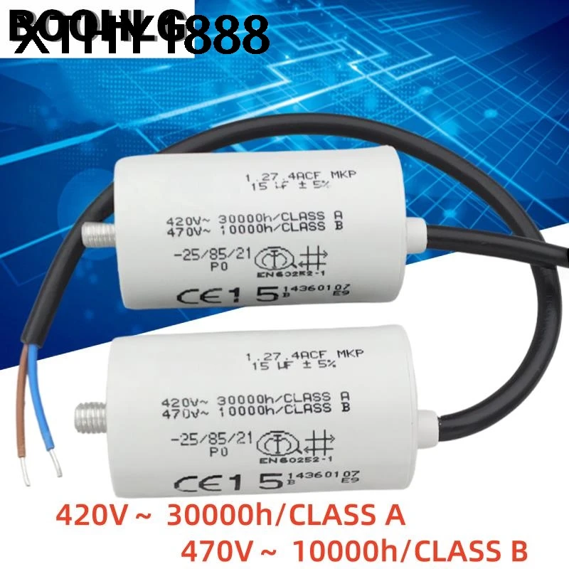 1PCS A V 1.27.4ACF 420V 15uF Start-up and Run Capacitor