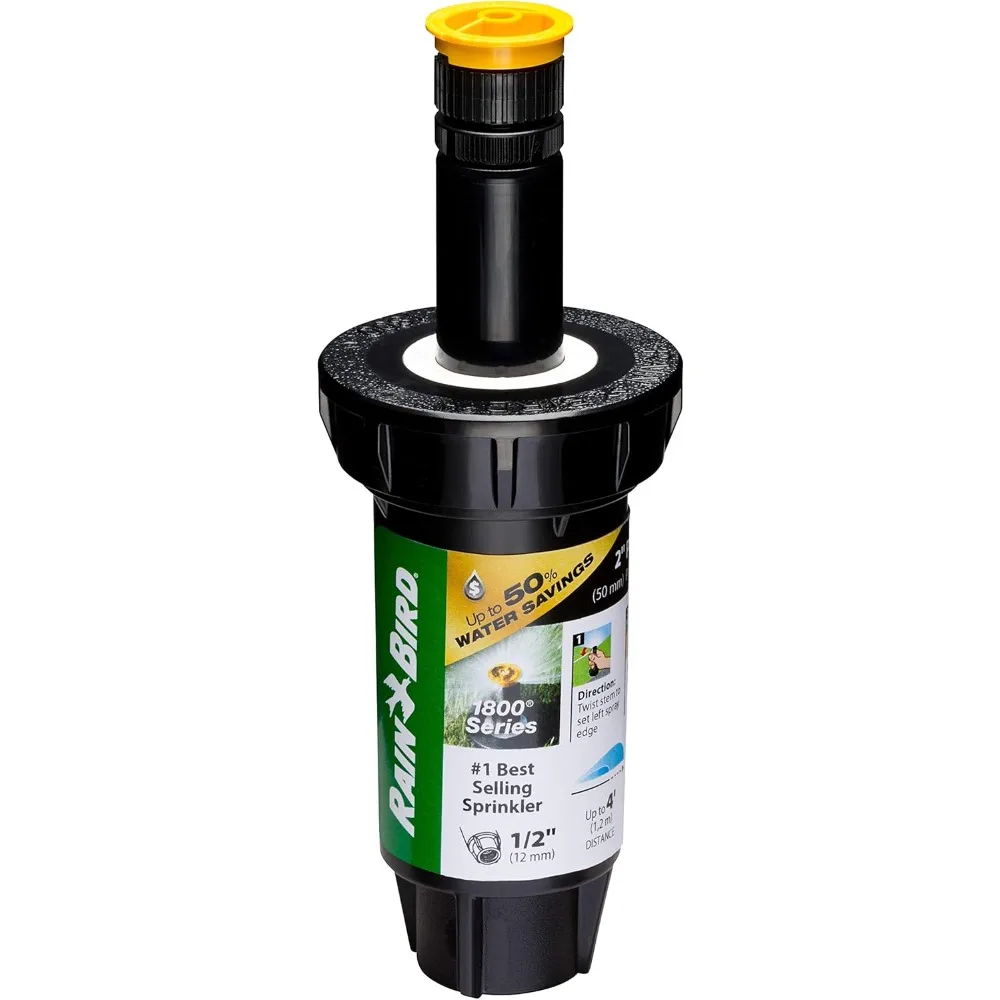 

1802ap4prs профессиональный выдвижной спринклер с регулировкой давления (прс), регулируемый 0–360 ° шаблон, расстояние распыления 3–4 фута, поп 2 дюйма