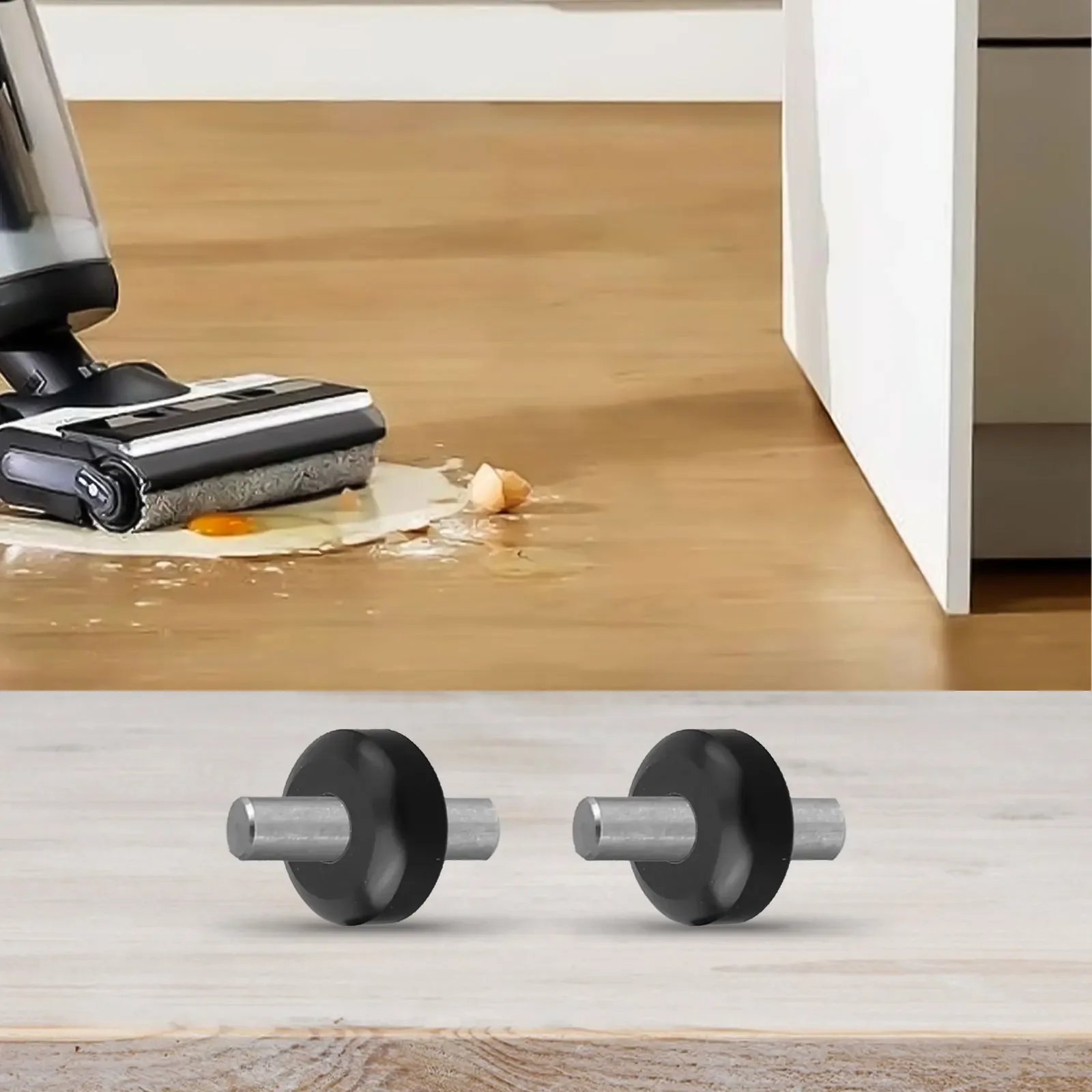 

222 2pcs Handheld Vacuum Cleaner Accessories Front And Rear Wheel Assemblies For H12 Home Appliance Parts