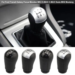 5 6 Velocità Auto MT Gear Stick Pomello Del Cambio Per Ford Transit Galaxy Focus Mondeo MK3 S-MAX C-MAX fiesta MK6 Mustang Parti di Automobili