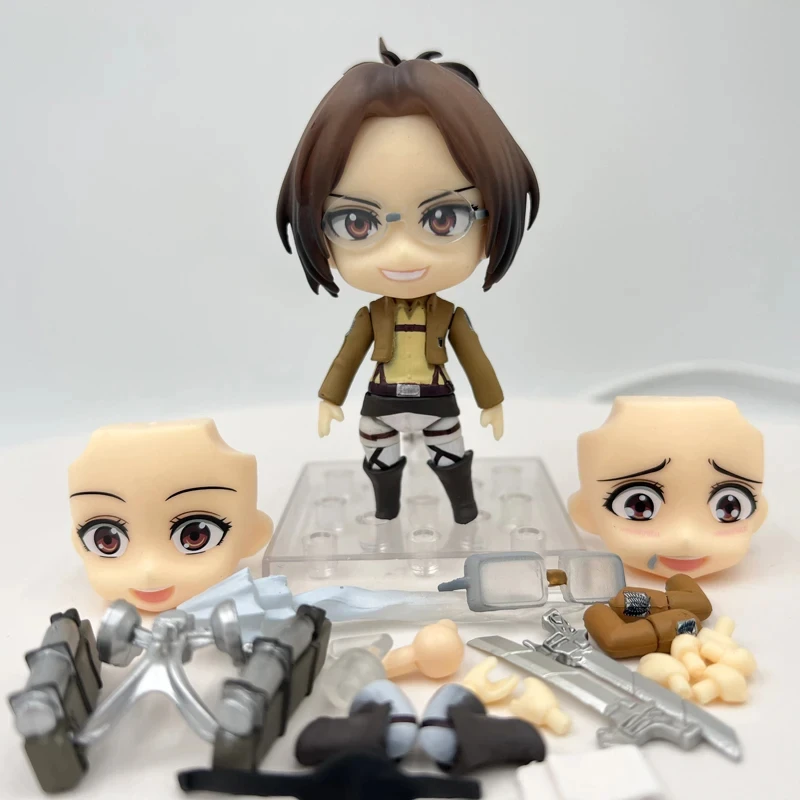 #1123 Attack on Titan Anime Figure Hange Zoe Shingeki no Kyojin Action Figure #775 Erwin Smith Figurine Collectible Doll Toys