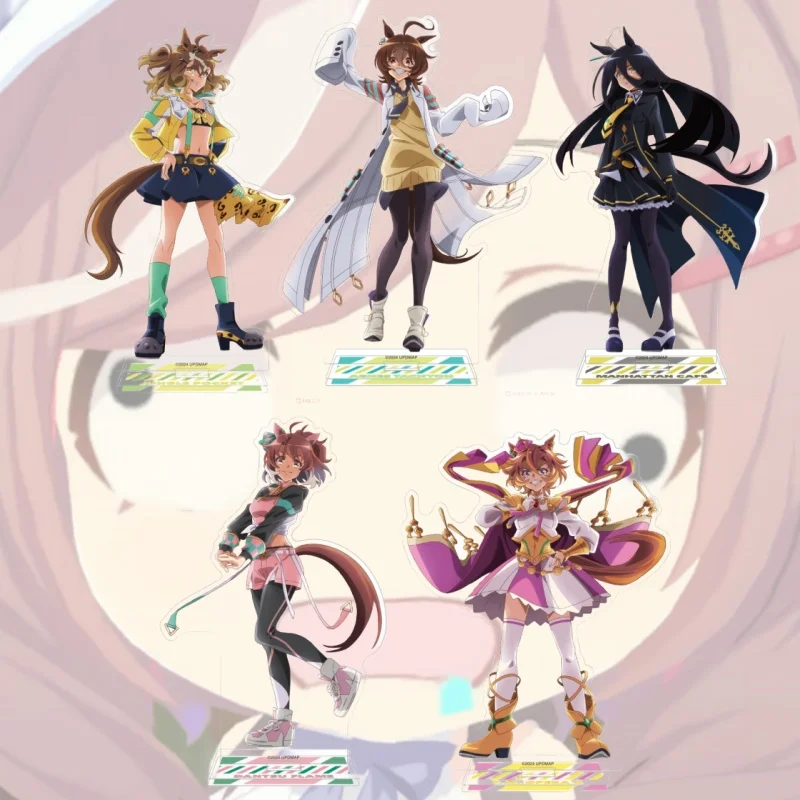 Uma Musume Pretty Derby ANIME Acrylic Figure Stand Figure Desktop Ornament Collecting Accessories Keychain