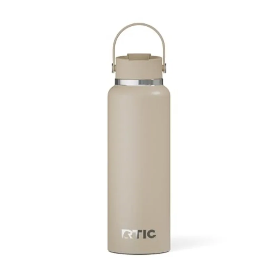 Outback Water Bottle, Ceramic Lined, Insulated, Stainless Steel, for Hot and Cold Drinks, Coffee, Car, Camping, Running, Sports