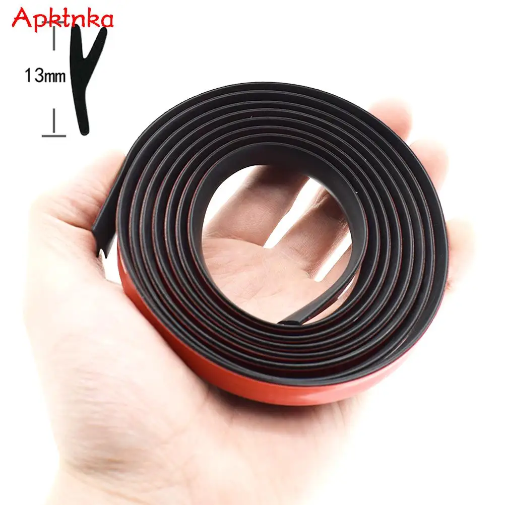 2/4m Universal Car Rubber Seal Strip Weatherstrip Dustproof Windscreen Window Edge Moulding Trim Panel Sealing Filler Sticker