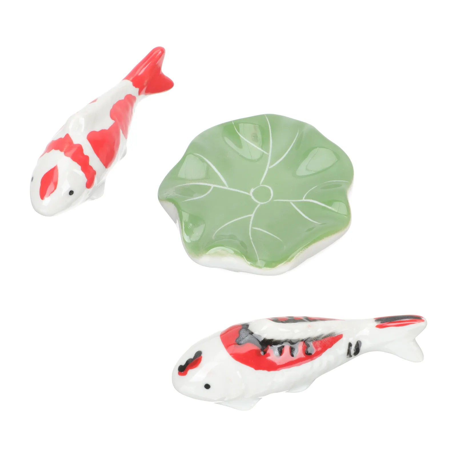 

Набор из 3 керамических украшений для аквариума: плавающие реалистичные фигурки рыбок для домашнего декора и микроландшафта