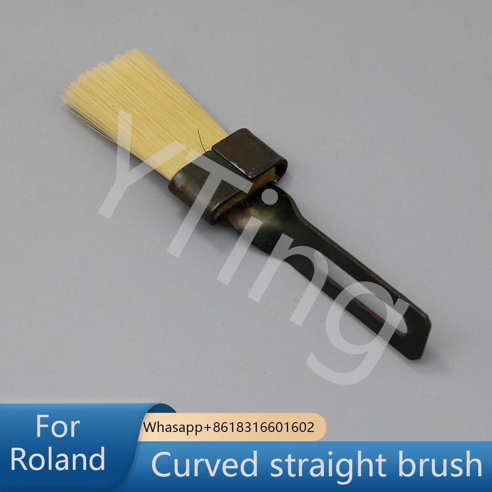 Roland Printing Machine Brush Feida Straight Handle Paper Separation Press Paper Brush Beiren 08 05 Curved Straight Brush