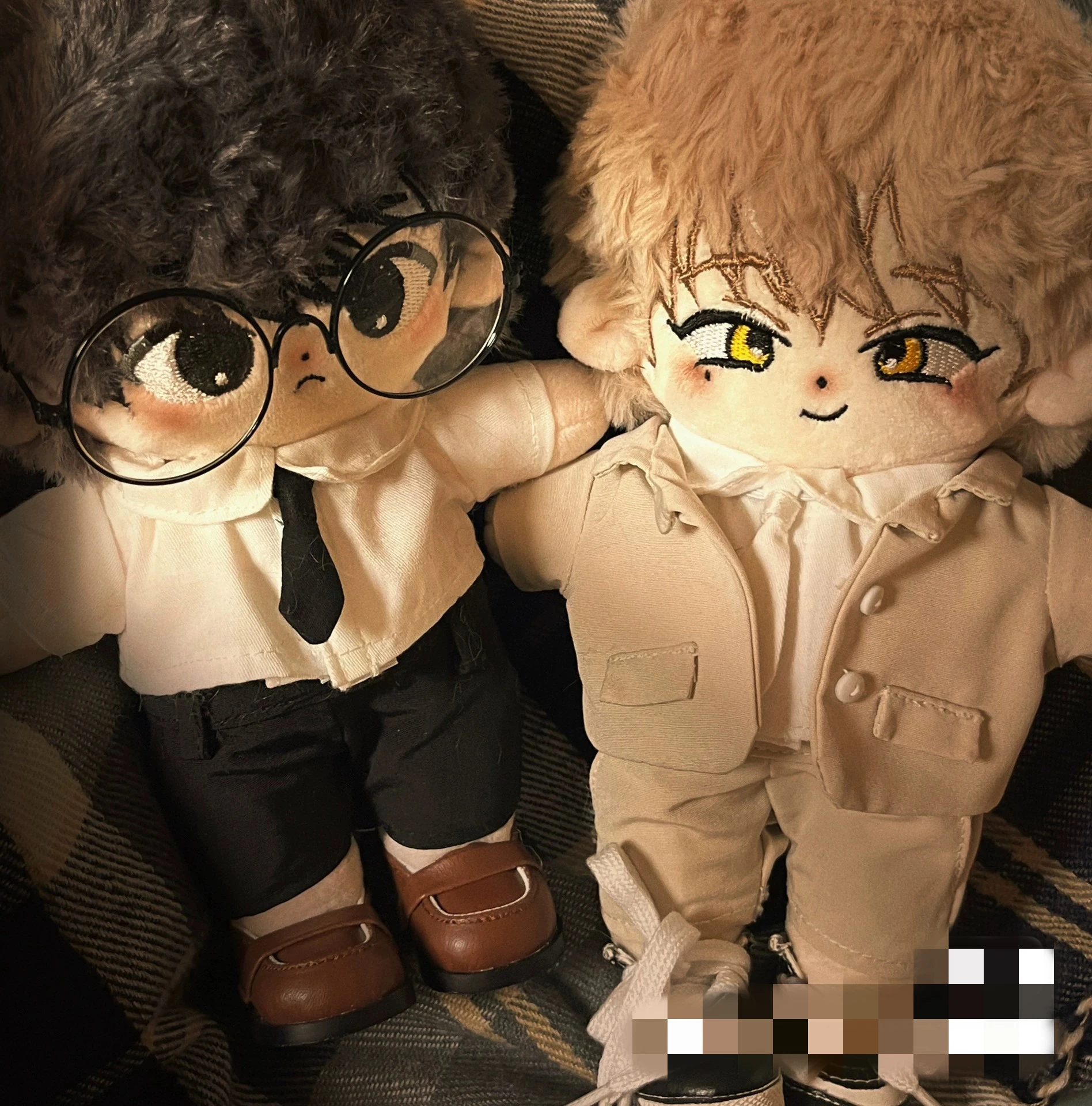 

Official Korean BL Manhwa Checkmate/체크 메이트 Soohyun&Eunsung 20cm D oll Cute Baby With Clothes