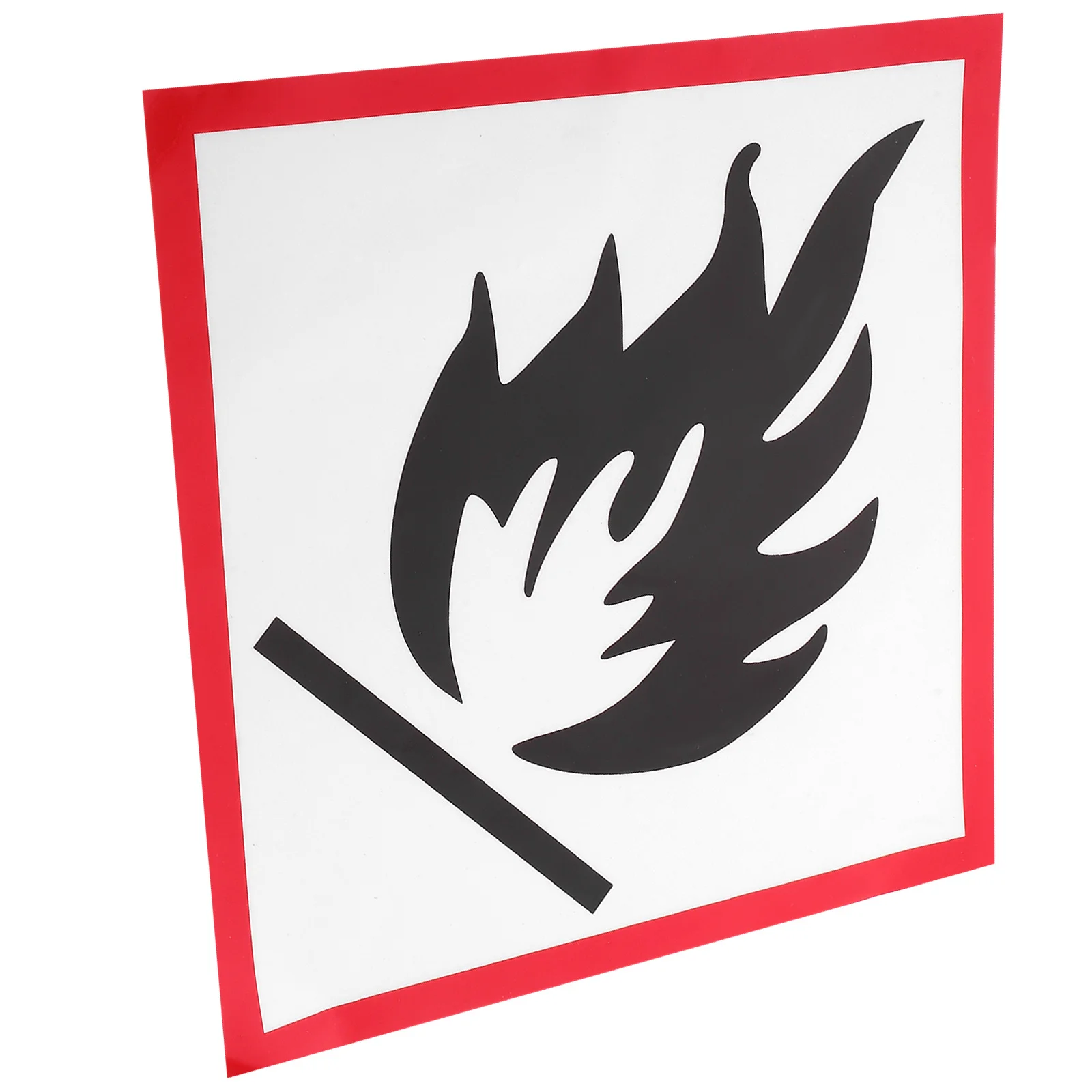 Reflective Warning Sign Sticker High Visibility Safety Caution Hazard Warning Sticker for Indoor Outdoor Use