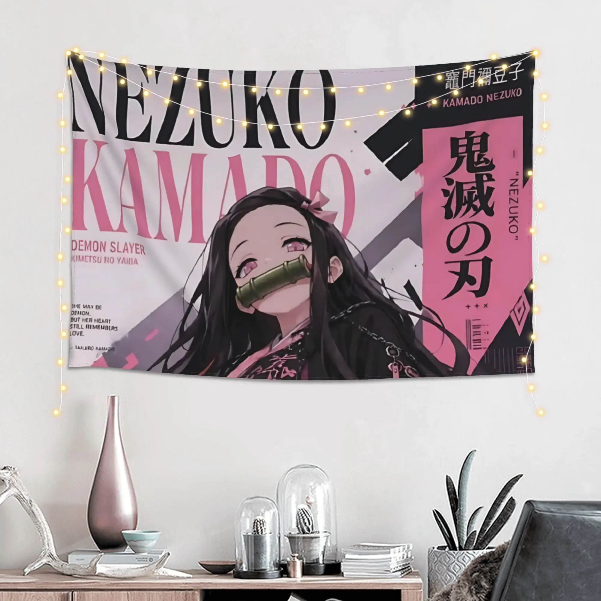 Demon Slayer Cutecore Tapestry Room decoration  Home Decoration Tapestry Decor Accessories Cute Room Decor