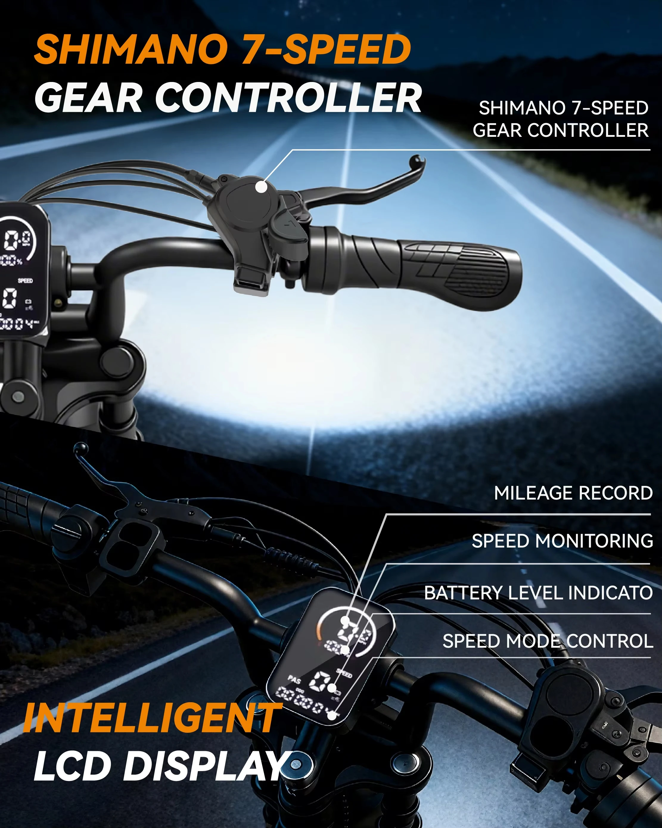 Fat Tire Electric Bike for Adults 20