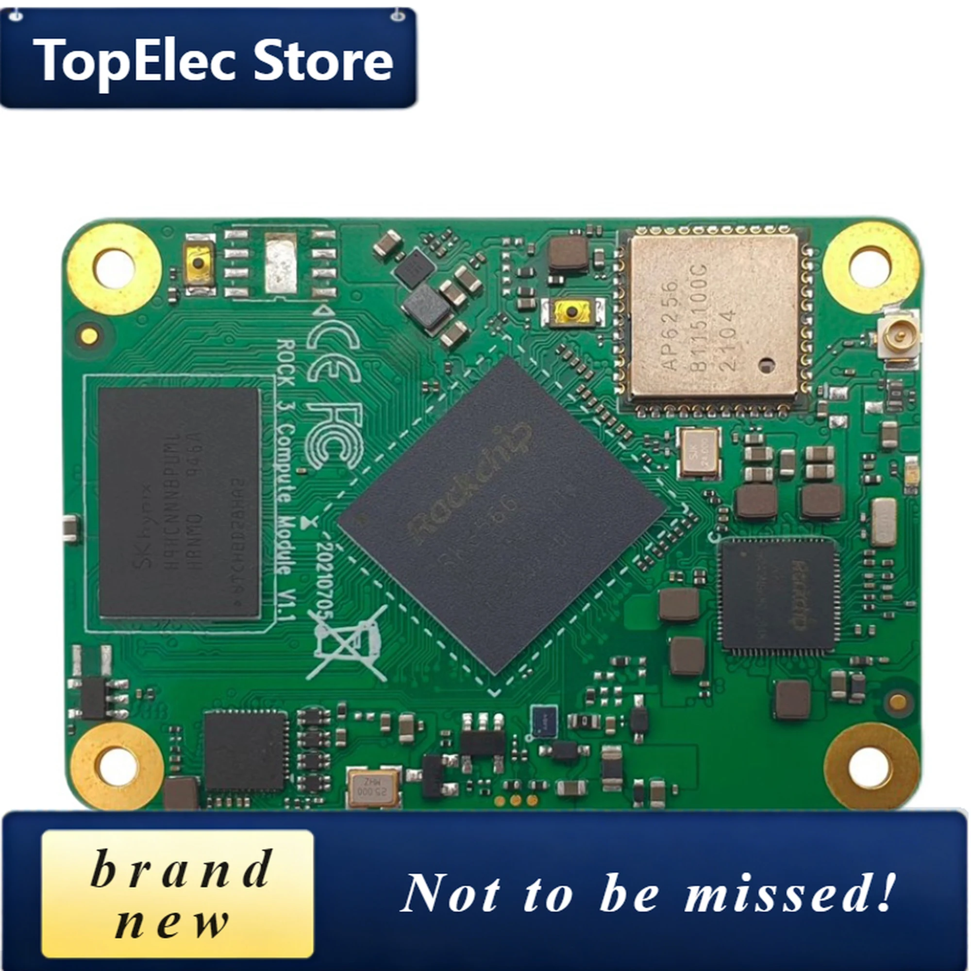 TopElec Radxa CM3 Core Board Module With Rockchip Micro Rk3566 Chip Wifi BT