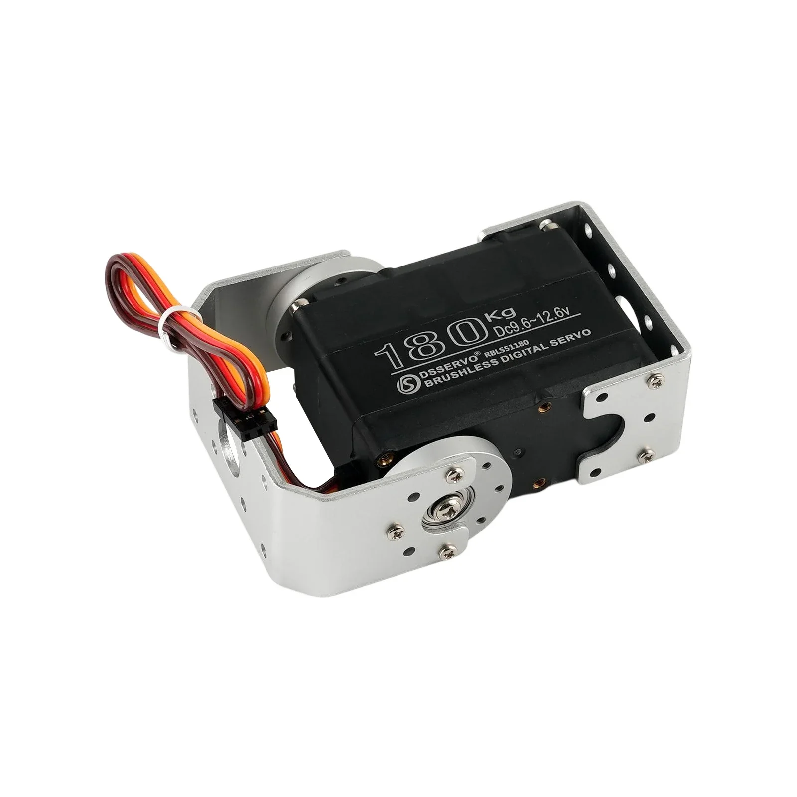 Servo digitale robot ad alta tensione da 180 kg con coppia elevata 12V/24V RBLS51180 Servomotore brushless ingranaggi in metallo per braccio robotico