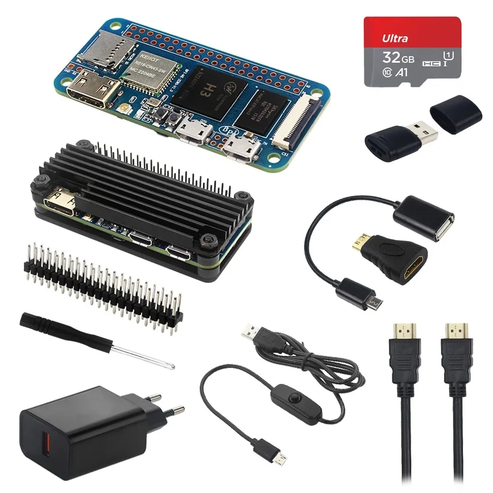Banana Pi M2 Zero BPI-M2 Zero Alliwnner H3 Cortex-A7 WIFI & BT Same Size as Raspberry Pi Zero 2 W Optional Case Power Supply