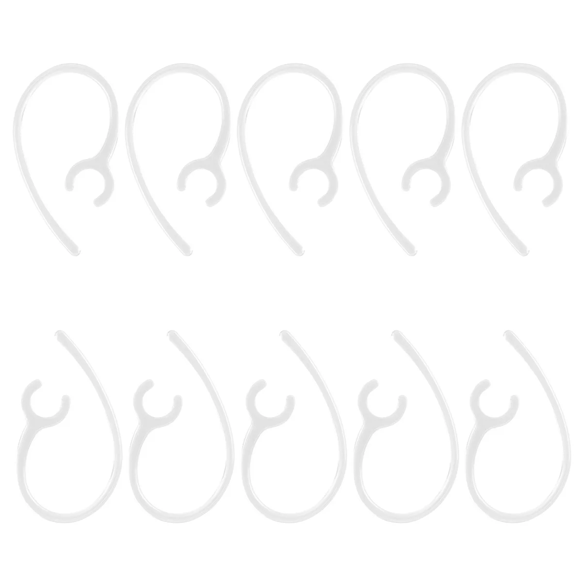 

10 pcs 8.5Mm Universal Ear Hook Clip Replacement For Earphone Flexible Lightweight Earphone Accessories Ear Hook Replacement