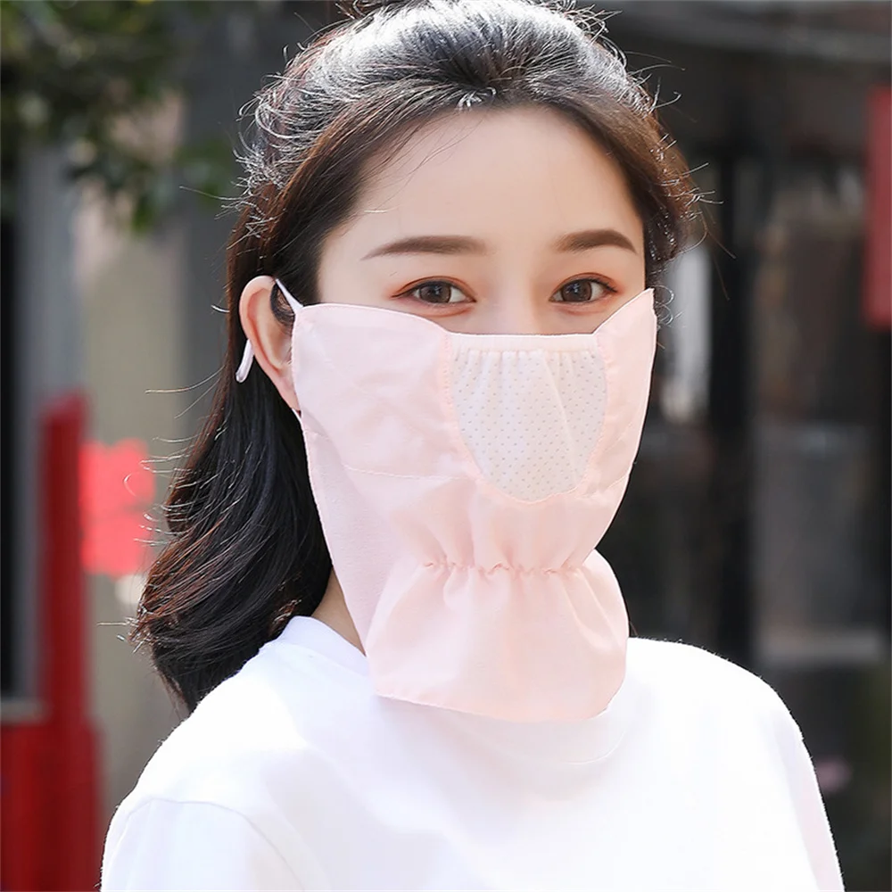 Uv Resistant Colorful Anti-dust Breathable Sun Protection Sports   Entertainment Hiking Scarves Camping   Hiking Summer Mask