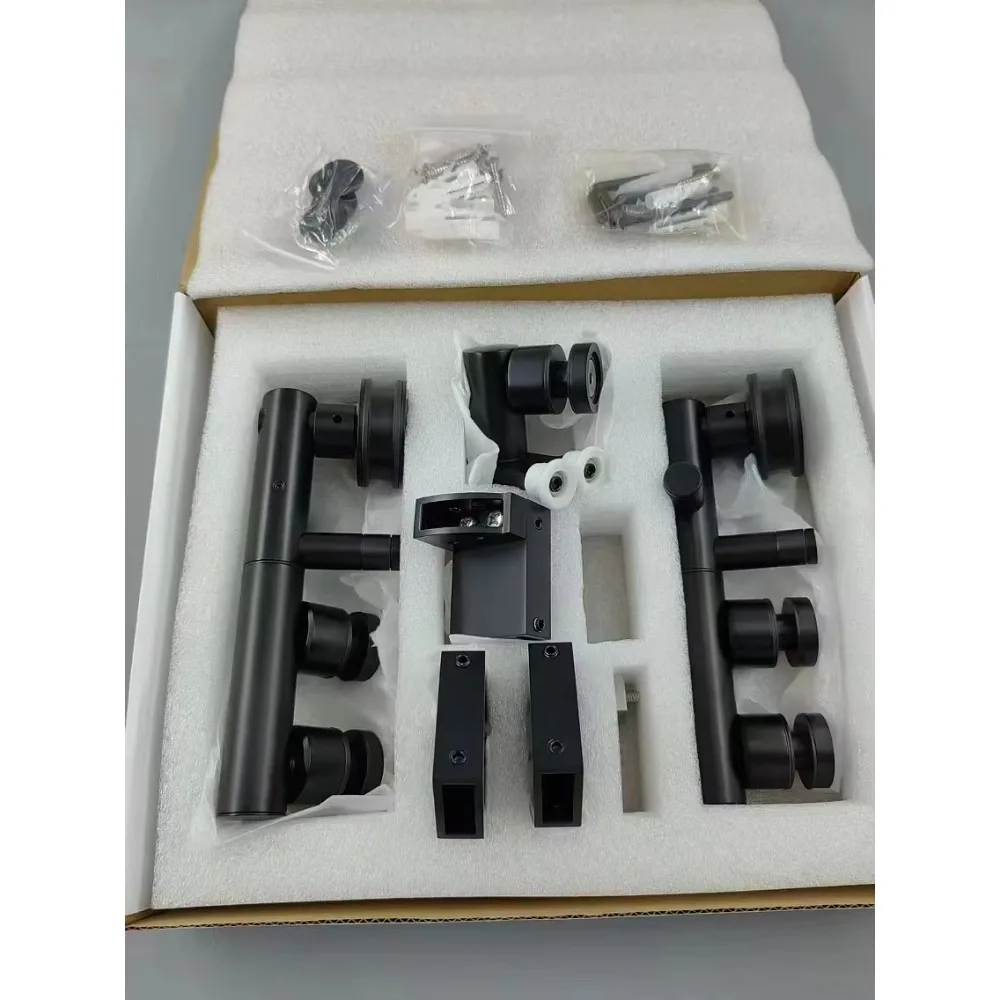 Frameless Corner Sliding Folding Glass Shower Door System Bathroom Hardware Fittings