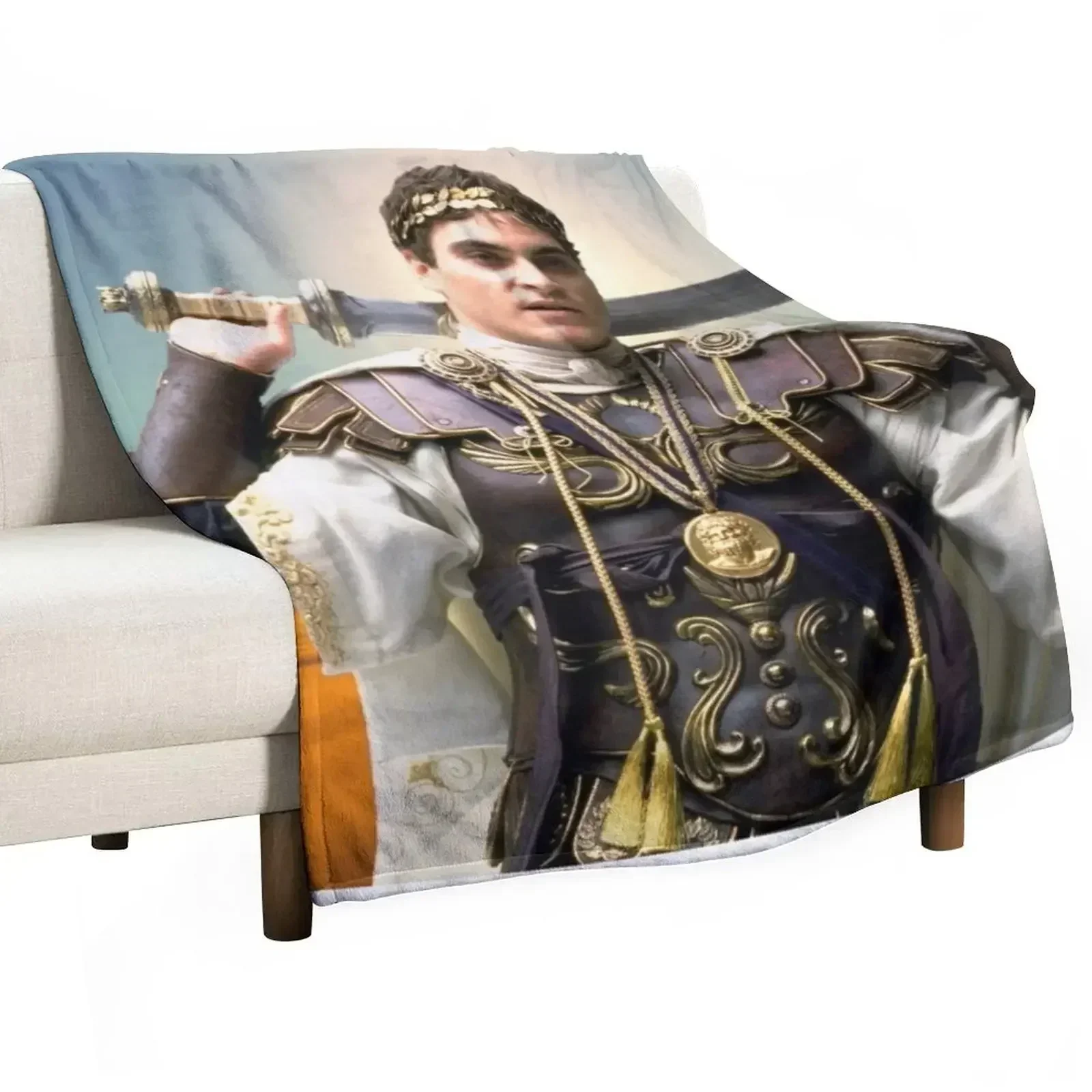 Joaquin Phoenix - Gladiator 2 Throw Blanket Blankets For Bed Extra Large Throw Blankets