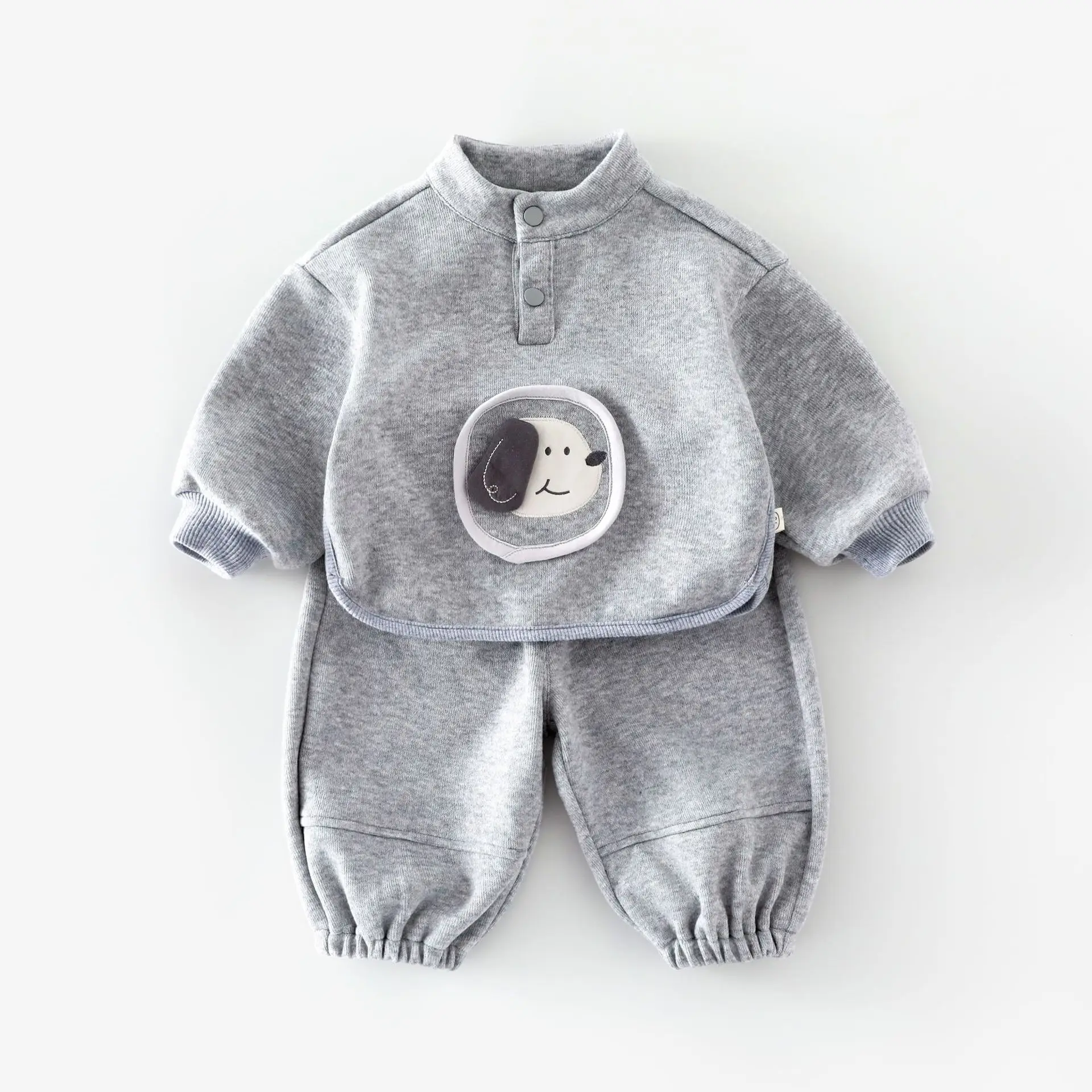 

Autumn New Tracksuit Set for Boys Girls Cartoon Dog Pattern Sporty Toddler Outfit 0-5Y Children Clothes