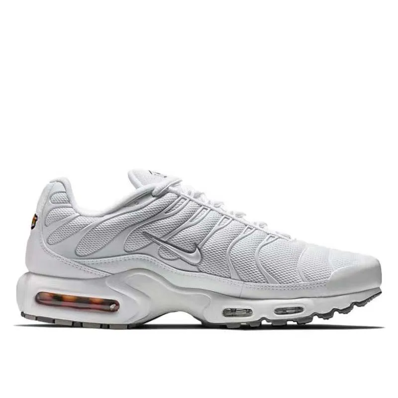 Nike Air Max Plus ретро, амортизирующая и противоскользящая из искусственной кожи, модная универсальная мужская обувь, низкие кеды, повседневная обувь для бега