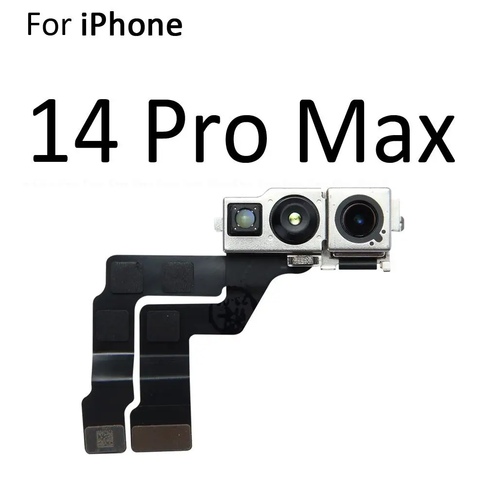 Dla iPhone 13 mini 14 Plus Pro Max Kamera skierowana z przodu Czujnik rozpoznawania identyfikacji twarzy Części kabli elastycznych