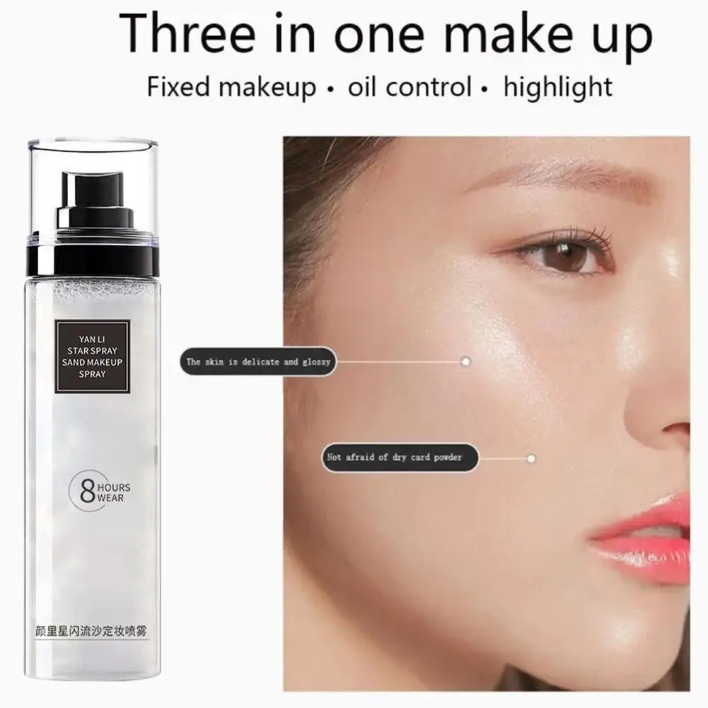 Make-Up Setting Spray Waterdichte Matte Afwerking Mist Spray Voor Make-Up Hydraat Olie Controle Langdurige Verfrissende Snelle Fixer