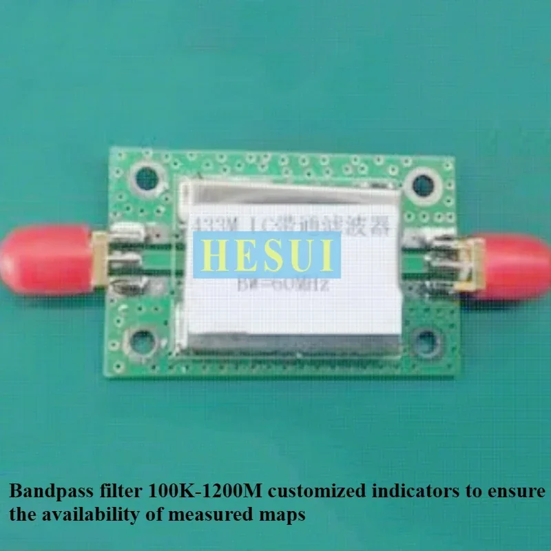 

Плата модуля RF BPF 433 МГц, микроволновая печь, RF пассивный полосовой фильтр, модуль LC-фильтра, экранирующий чехол с ЧПУ