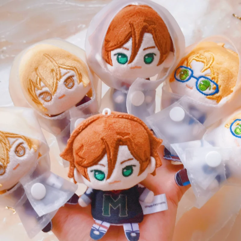 Genuine Ensemble Stars Plush Toy Cute Tsukinaga Leo Aoi Hinata Figure Raincoat Plush Doll Pendant Fans Surprise Gift Collect Toy