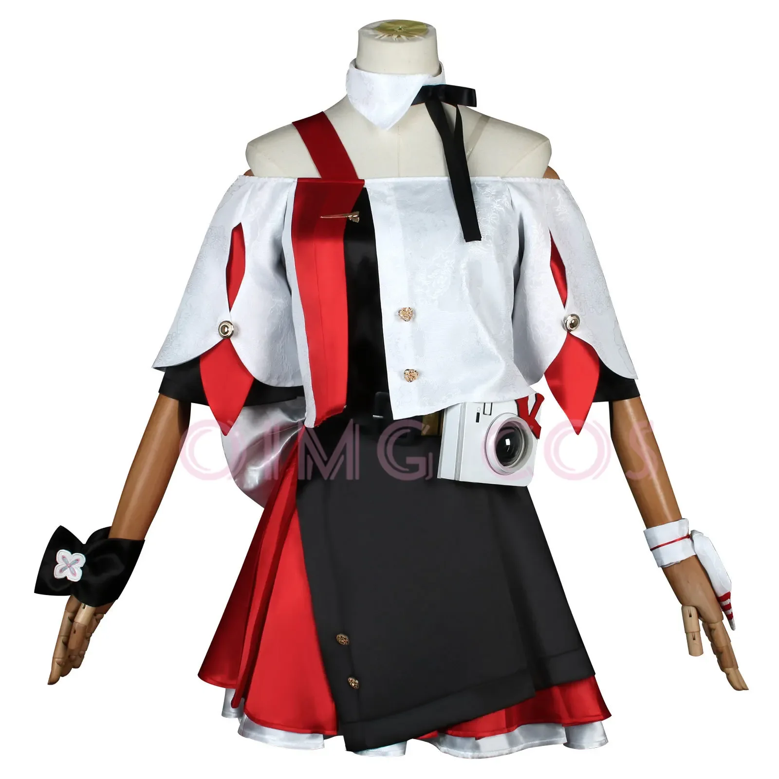 March 7th KFC Co branding Cosplay Costume Honkai Star Rail Carnival Uniform Wig Anime Halloween Costumes Men Game